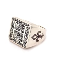 Silver ‘H’ Marked Ring
