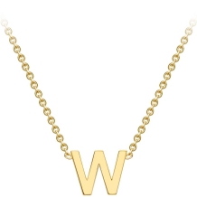 Gold Initial Pendant -W